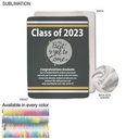 Graduation Blanket in Plush Sherpa Faux Wool Lined Micro Mink, Queen Bed Size, Sublimated (60"x80")