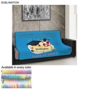 Graduation Blanket in Plush and cozy Mink Flannel Fleece, Couch Size, Sublimated edge to edge