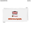 Heaviest weight, Plush Velour Terry Cotton Blend White Beach Towel, Full Color Sublimation (30"x60")