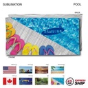 24Hr Express Ship-Stock Design, Heaviest Weight, Plush Velour Terry Beach Towel, Sublimated (30"x60"