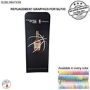 Replacement Full Color Graphics Double Sided for EuroFit Straight Wall, NO SETUP CHARGE (2'x78")