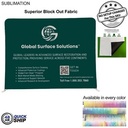 48Hr Quick Ship - EuroFit Tension Fabric Straight Wall Kit, Double Sided Graphics (10'x8')