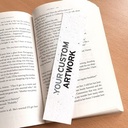 Single-Sided Plantable Bookmarks