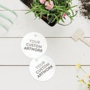 Double-Sided 2" Circle Seed Paper Tags