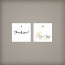 Double-Sided 2 x 2" Square Seed Paper Tags
