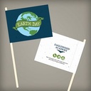 Earth Day Seed Paper Promotional Flags