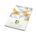 Geometric Coil Bound Personalized Plantable Pocket Notepads