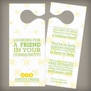 Double-Sided Seed Paper Door Knockers