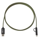 3-in-1 10' Braided Charging Cable
