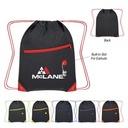 Color Pop Recycled Drawstring Bag