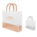 Flair Metallic Accent Non-woven Tote Bag