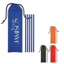 5-pack On The Go Straws With Pouch