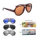 Rubberized Recycled Frame Aviator Sunglasses
