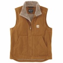 Carhartt Washed Duck Sherpa Lined Mock Neck Vest