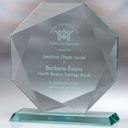 Beveled Edge Octagon Award