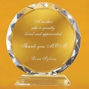 Round Decorative Edged Award