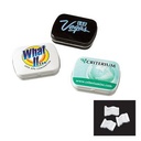 Domed Tin with American Flag Shaped Mints
