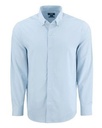 Cutter & Buck Skyline Eco Recycled Pinstripe Mens Big & Tall Long Sleeve Dress Shirt
