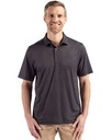 Cutter & Buck Pike Eco Shadow Check Print Recycled Mens Big & Tall Polo