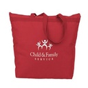 Large Zippered Tote Bag