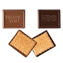 Custom Rectangle Shaped Chocolate Covered Cookie
