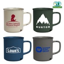 Distressed Stoneware 17oz Camp Mug