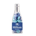 Plastic Champagne Bottle w/Imprinted Chocolate Buttons