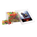 Large Square Acrylic Candy Box w/Assorted Jelly Beans