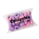 Small Pillow Box w/Imprinted Chocolate Buttons