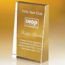 Vertical Award Slanted