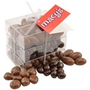 Chocolate Covered 3 Way Stack Acetate Tower w/Ribbon & Hang Tag