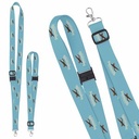 Universal Source® 1" Adjustable Polyester 4 Color Lanyard