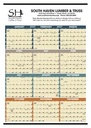 Triumph® Calendars Time Management Span-A-Year (Non-Laminated) Calendar