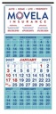 Skinner & Kennedy® 3-Month Display 12-Sheet Calendar