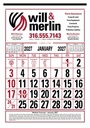 Skinner & Kennedy® Commercial 12-Sheet Calendar