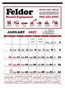 Skinner & Kennedy® Contractor's 12-Sheet Calendar
