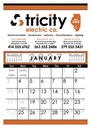 Skinner & Kennedy® Commercial 12-Sheet Calendar