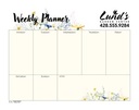 Triumph® Calendars Small Weekly Desk Pad - Floral