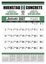 Skinner & Kennedy® Contractor's 13-Sheet Calendar