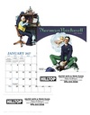 HotLine® Products Norman Rockwell Mini Calendar