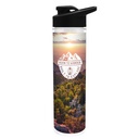 Garyline® Chiller Insulated Bottle with Drink-Thru Lid and Full-Color Paper Insert - 16 oz.