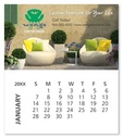 Good Value™ Business Card Magnet with 12-Sheet Calendar