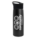 Garyline® Flair Tritan® Metallike Bottle with Pop-Up Lid - 26 oz.