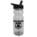 Garyline® Trainer Clear Bottle with Flip-Straw Lid - 24 oz.
