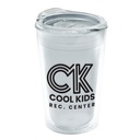 Garyline® Transparent Tumbler with Slider Lid - 14 oz.