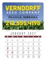 Triumph® Calendars Press-N-Stick Full-Color Header Contemporary Calendar