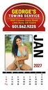 Triumph® Calendars Press-N-Stick Full-Color Header Sunshine Girls Calendar