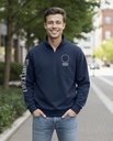 Quarter-zip sweater - unisex