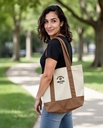 Two color tote bag