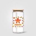 Cádiz Glass Bamboo Lid Tumbler - 17 oz. - ColorJet